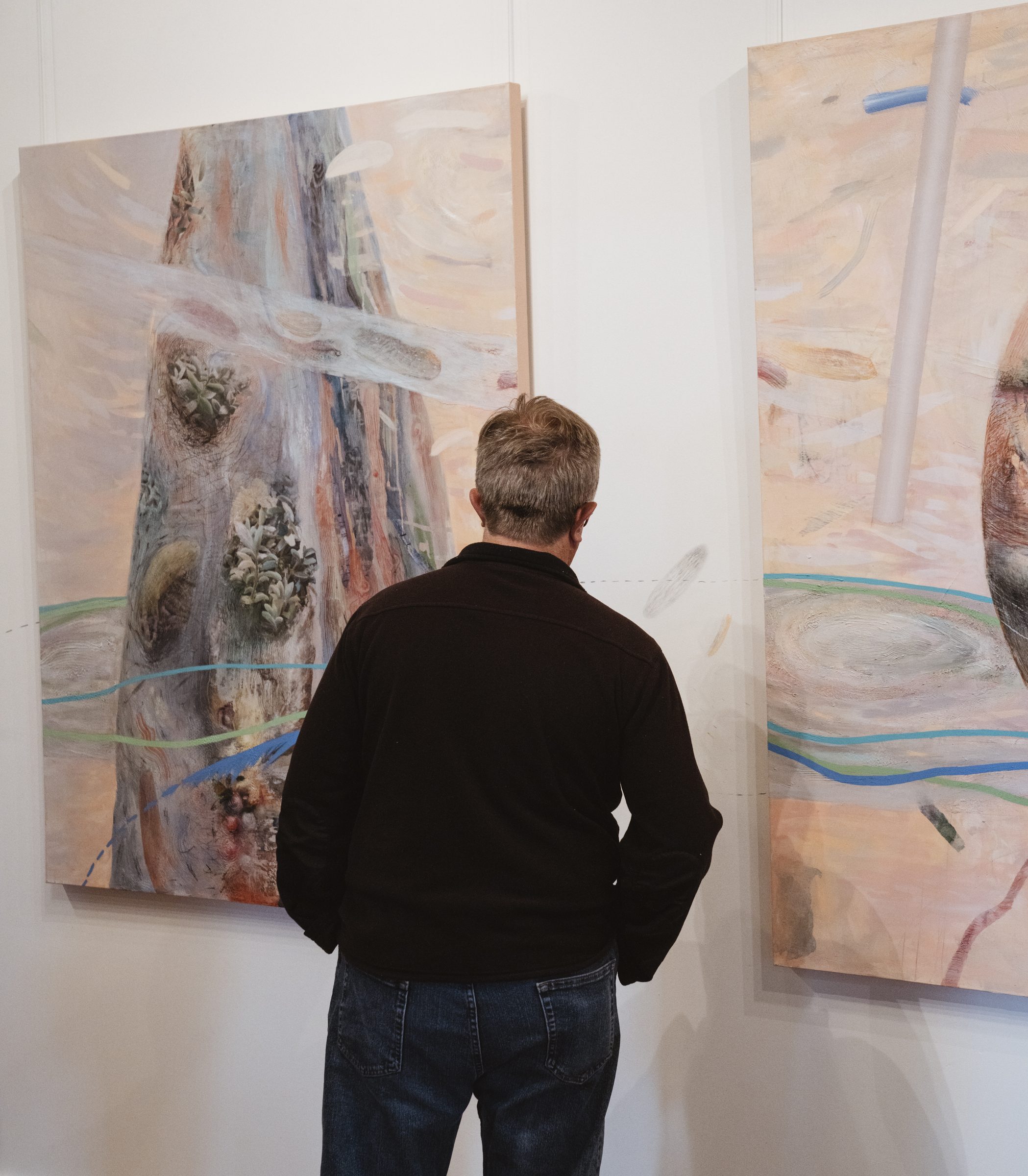 Installation view of The Winds are Changing at Echo Arts, Bozeman