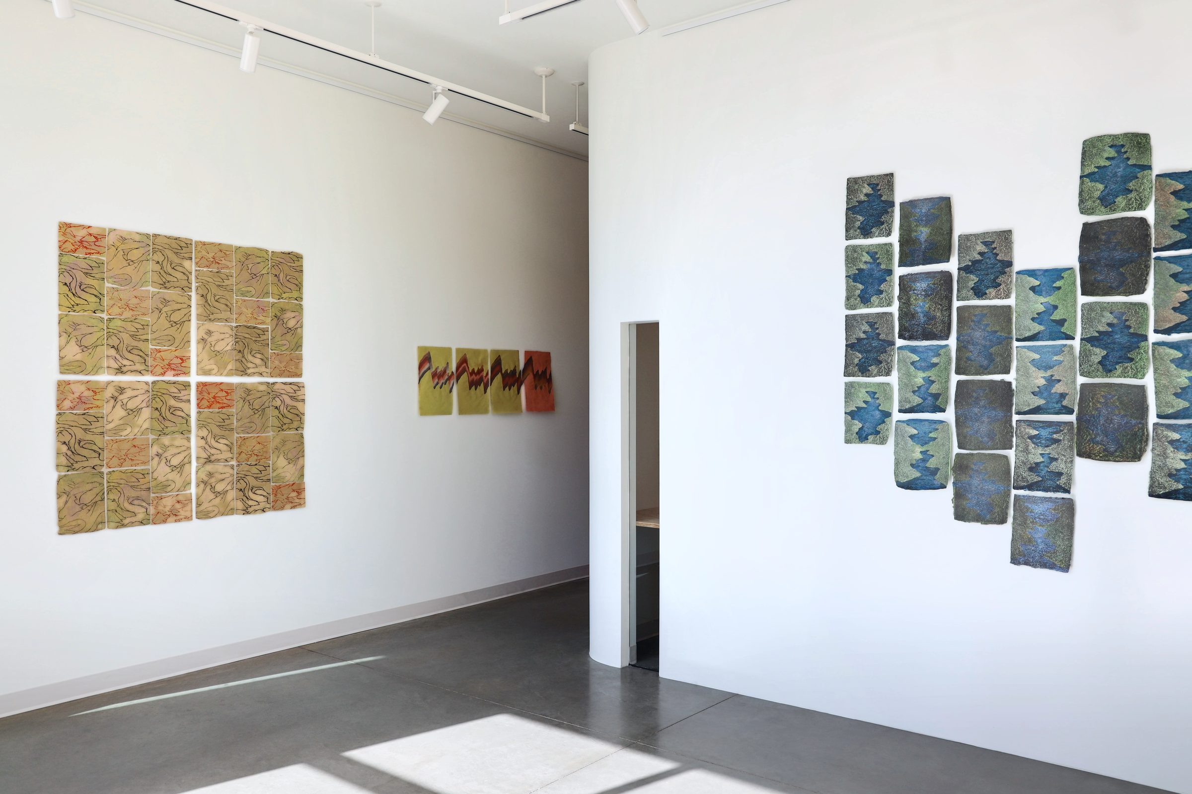 Installation view of In Land at Echo Arts, Bozeman