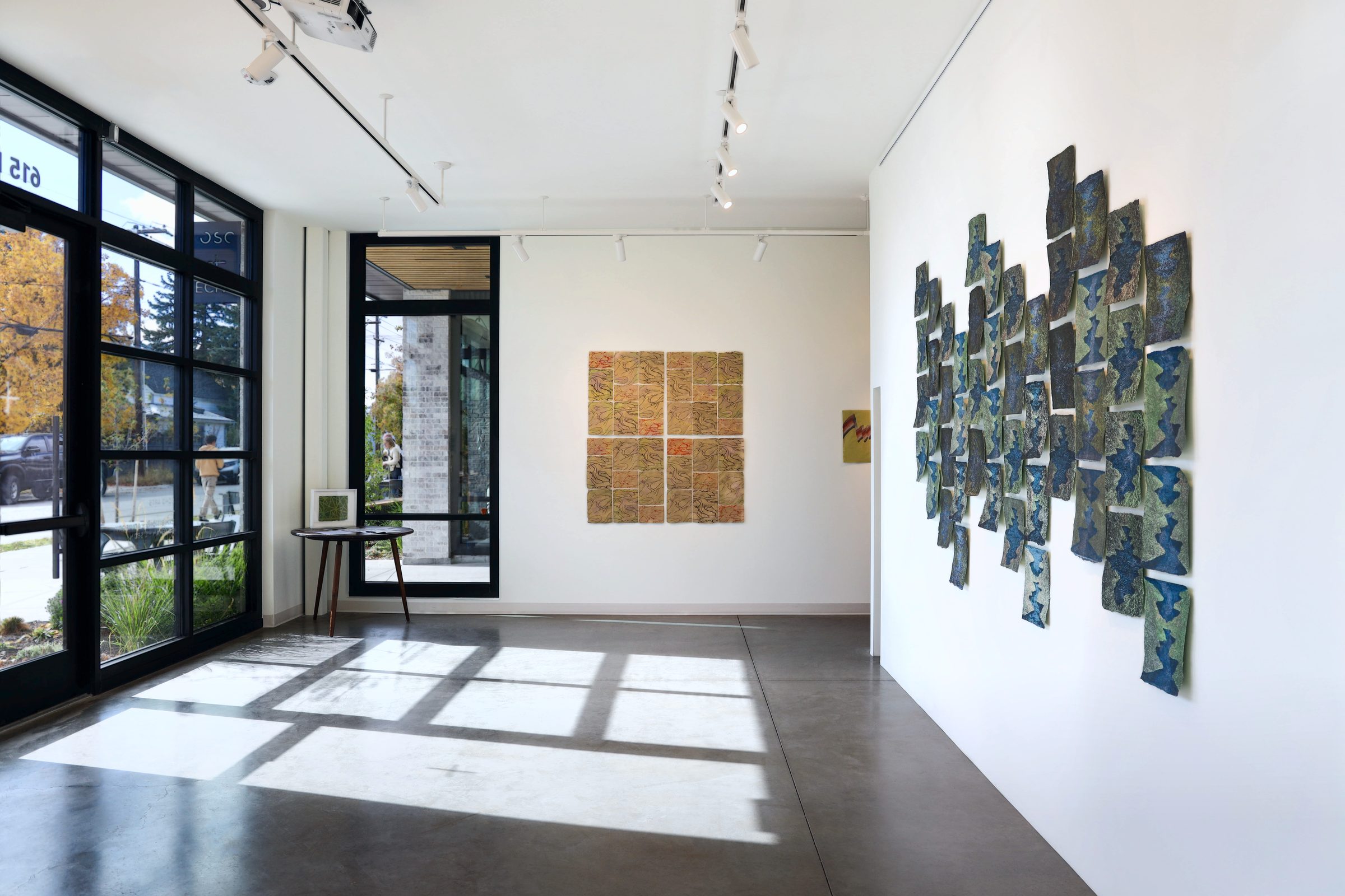 Installation view of In Land at Echo Arts, Bozeman