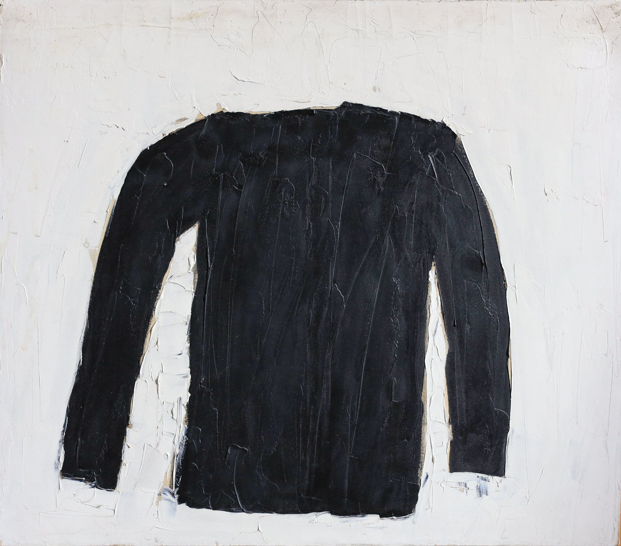 Linda's black sweater