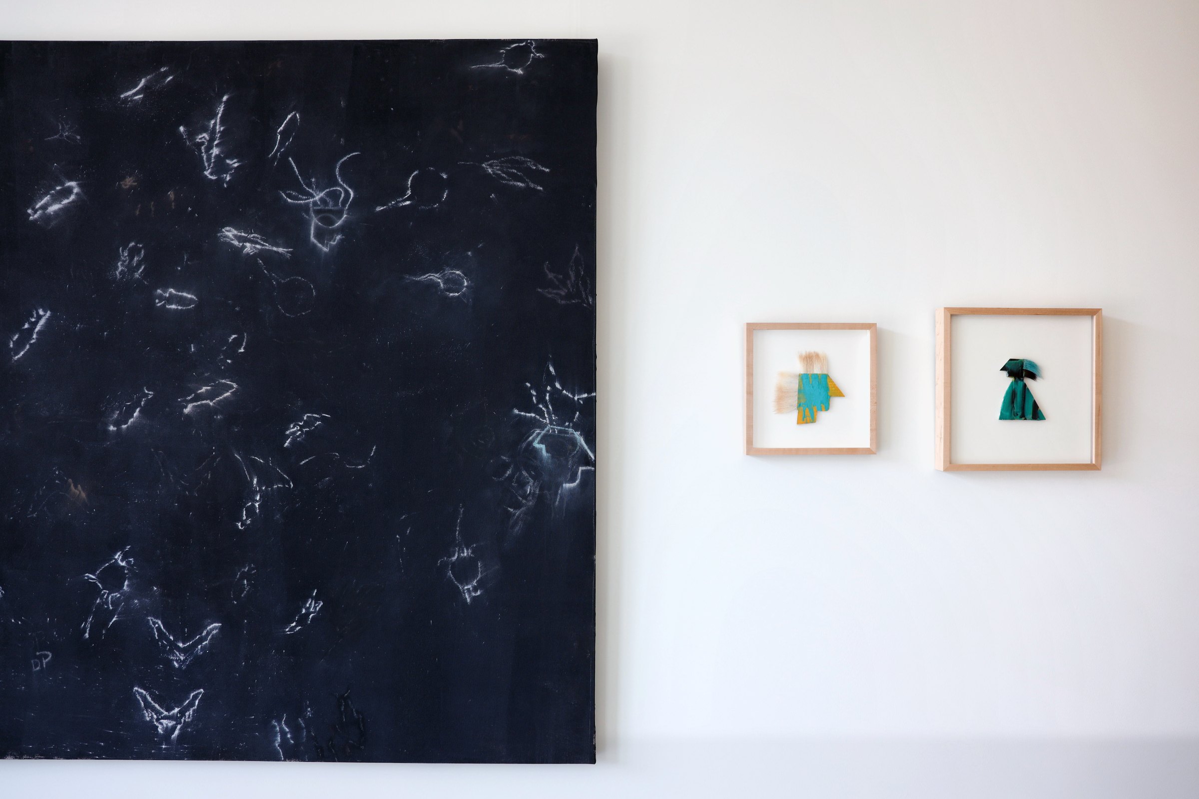 Installation view of Watching from the Inside at Echo Arts, Bozeman