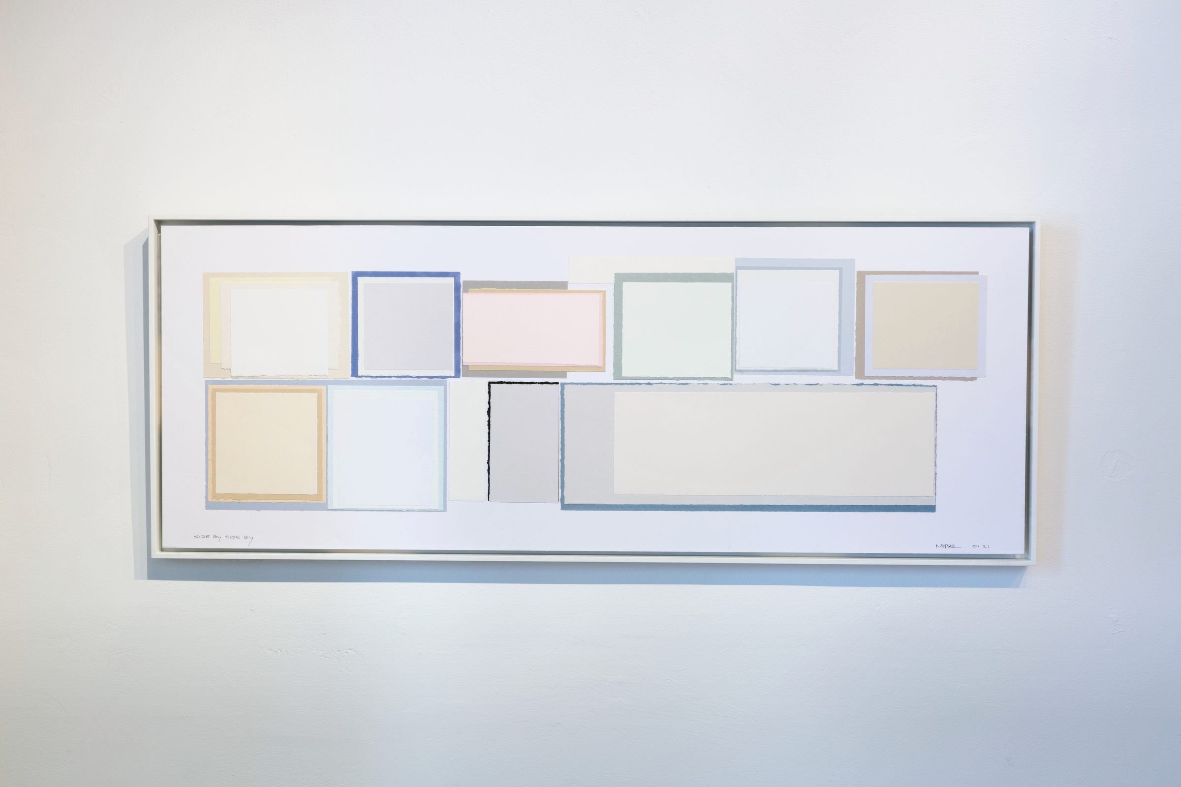 Installation view of The Choreography of Color at Echo Arts, Bozeman